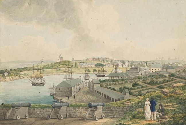 800px-View_of_Sydney_Cove_from_Dawes_Point_by_Joseph_Lycett_page74_a5491074